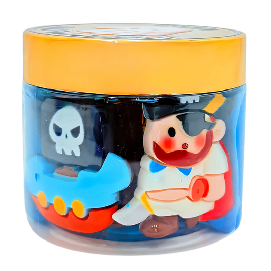 Pirate Therapeutic Sensory Jar - Bravery Building Play Dough Kit