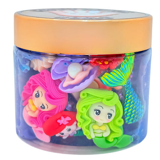 Mermaid Therapeutic Sensory Jar - Calming Focus Play Dough Kit