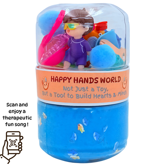 Beach Therapeutic Playdough Jar – Sharing & Play Fun