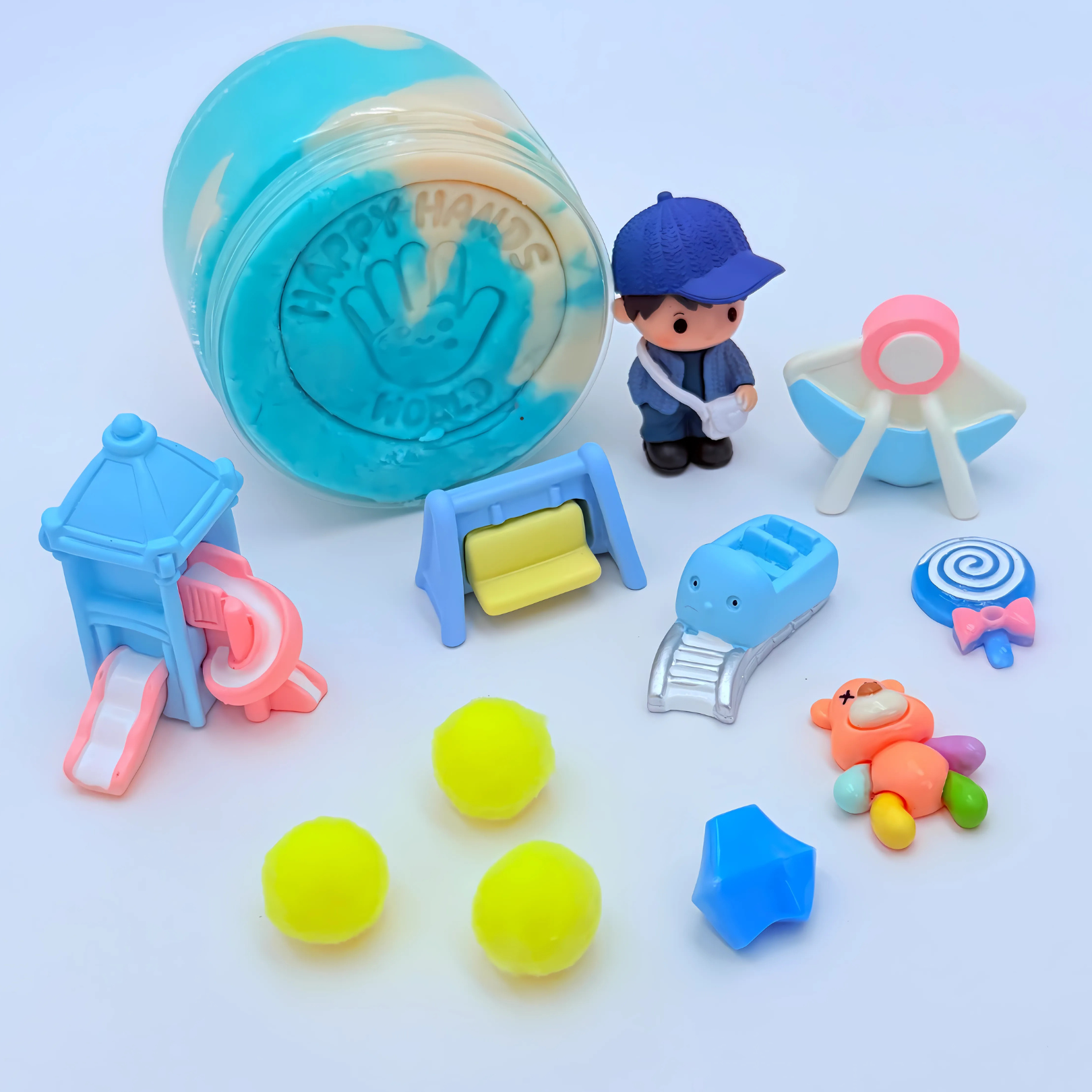 Amusement park play dough