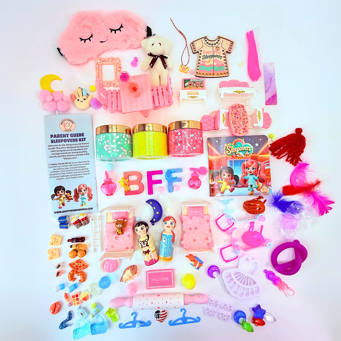 Sleepovers Playdough Sensory Kit – Emotions, Mood & Friendship