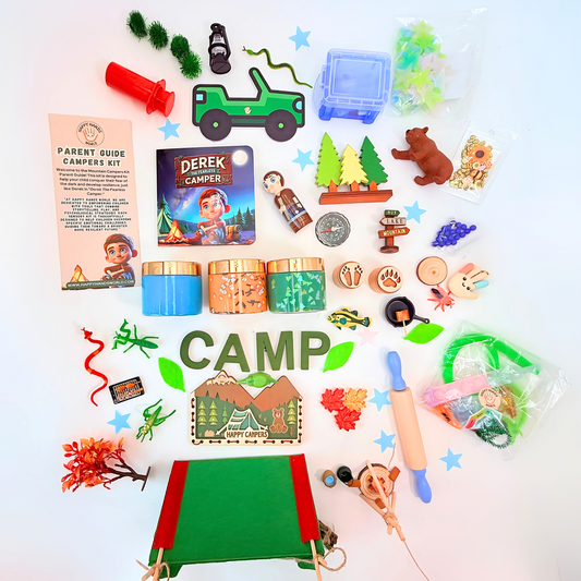 Camp Playdough Sensory Kit – Nighttime Fears & Confidence