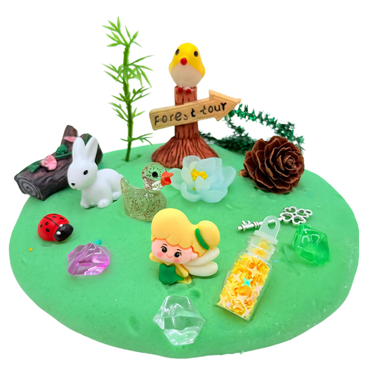 Fairy Therapeutic Sensory Jar - Mindfulness Building Play Dough Kit