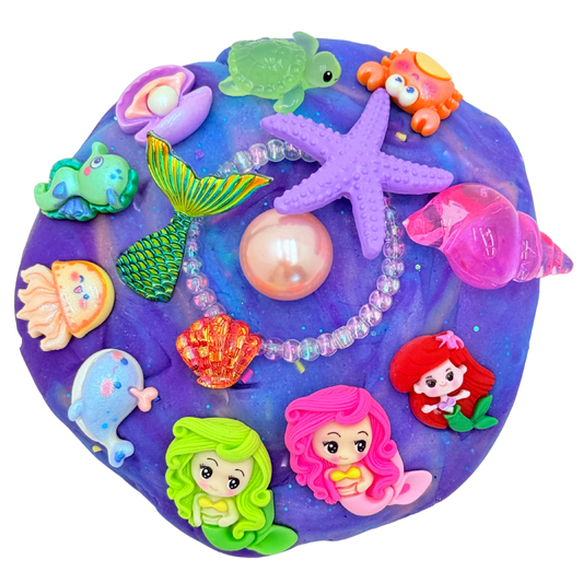 Mermaid Therapeutic Sensory Jar - Calming Focus Play Dough Kit