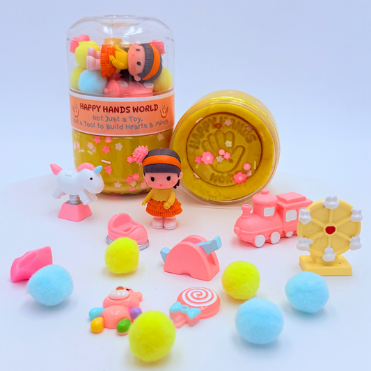 Girl Amusement Park Sensory Playdough Jar - Regulation