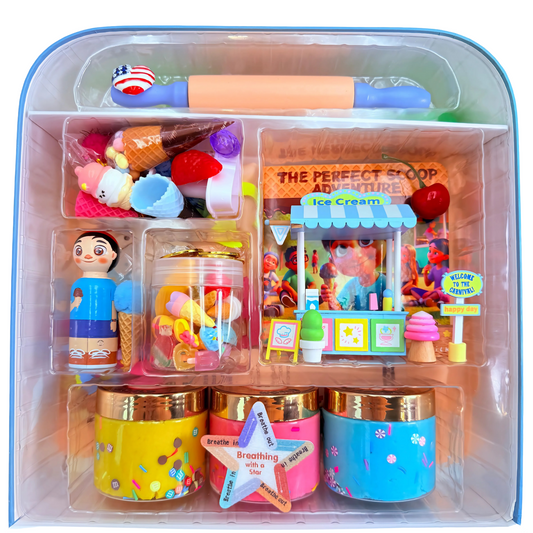 Ice Cream Playdough Sensory Kit – Perfectionism & Decisions