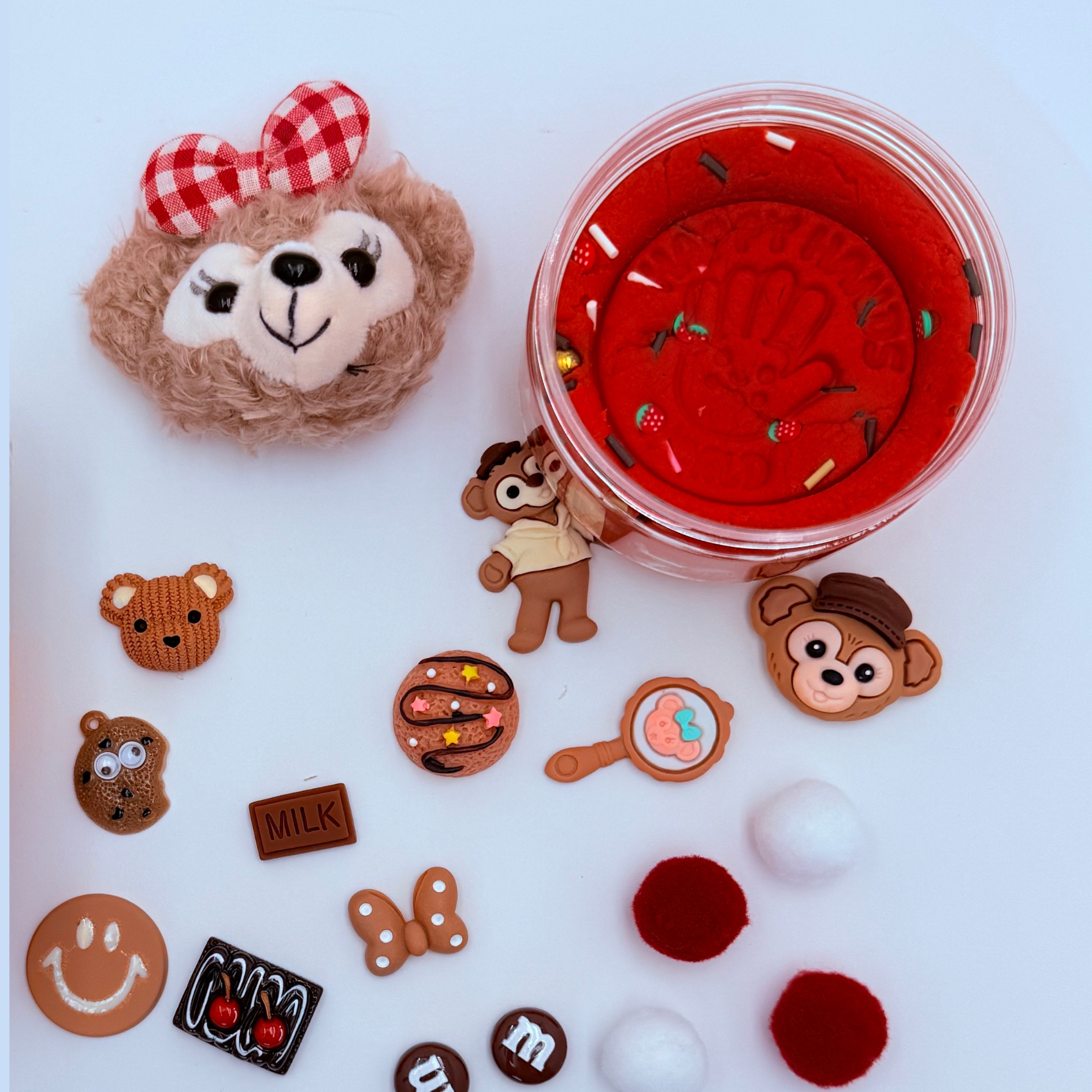 Red dough sensory kit