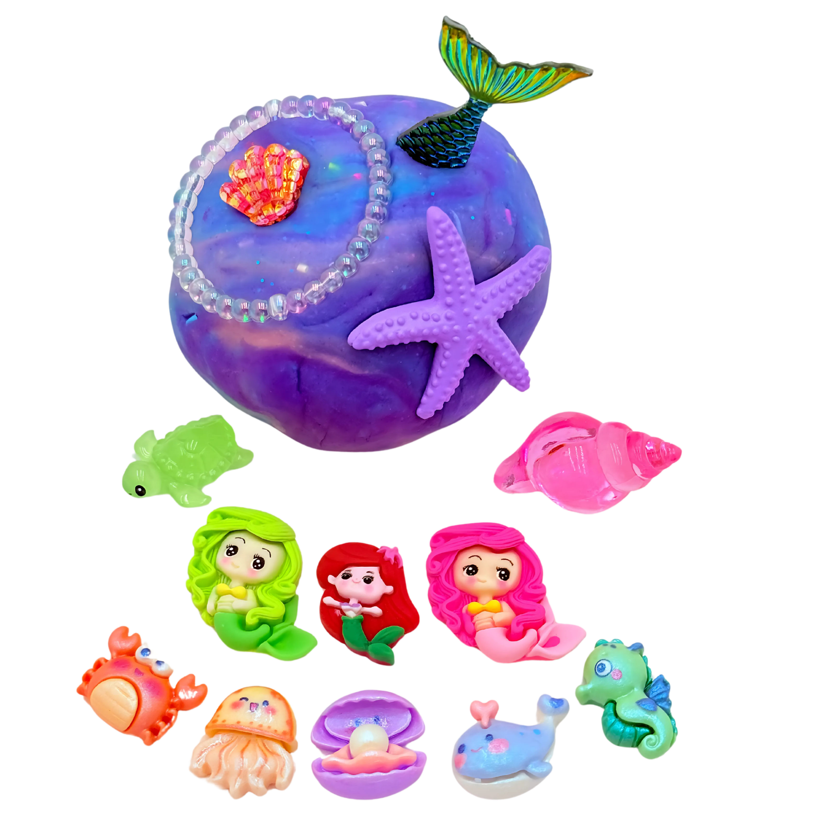 Mermaid sensory jar kit