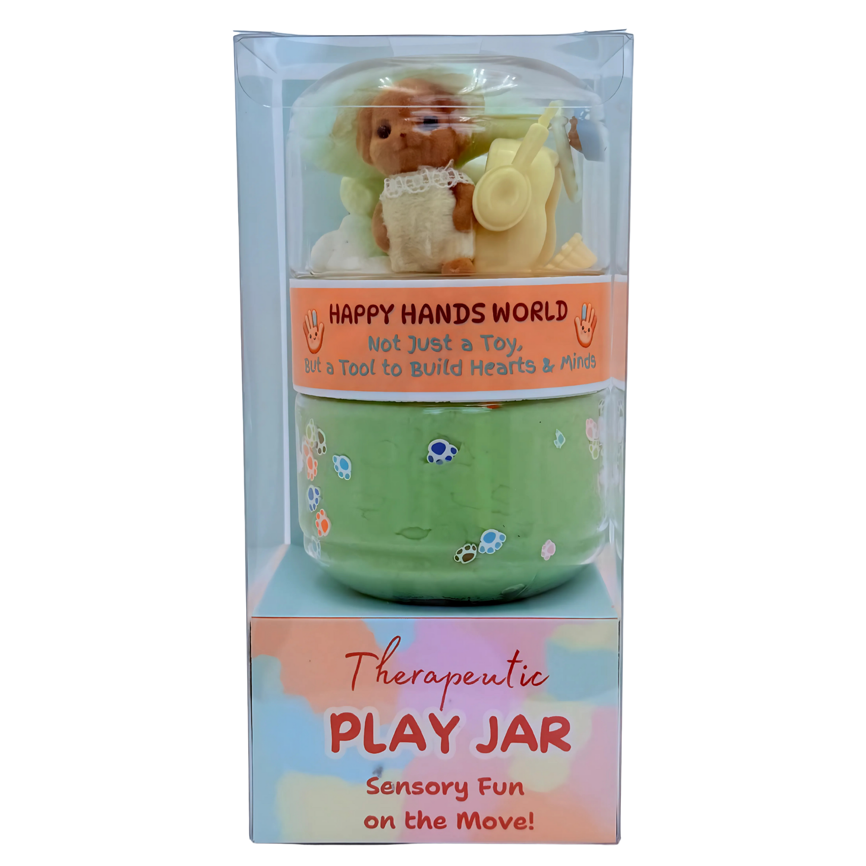 Therapeutic sensory play jar