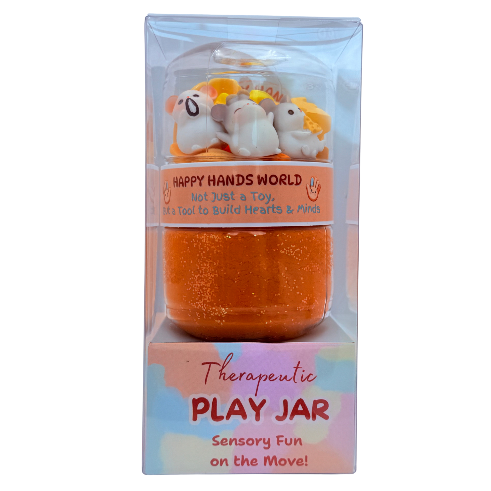Therapeutic Play Jar with plush toys