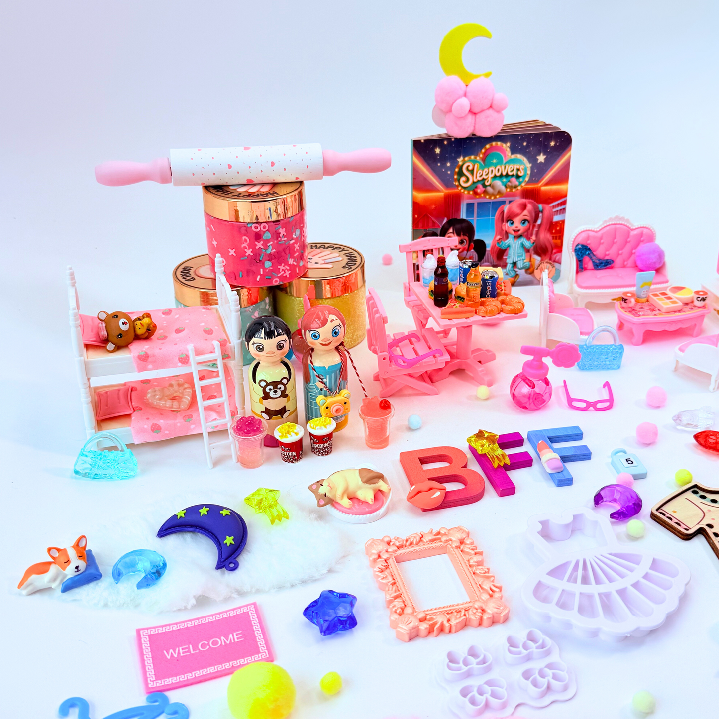 Sleepovers Playdough Sensory Kit – Emotions, Mood & Friendship