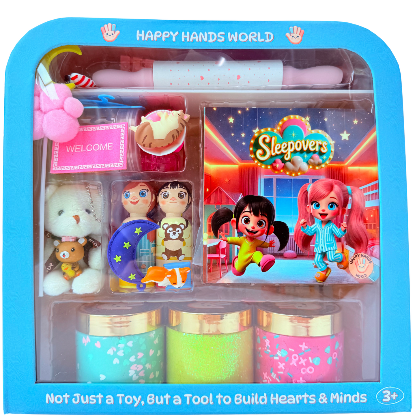 Sleepovers Playdough Sensory Kit – Emotions, Mood & Friendship