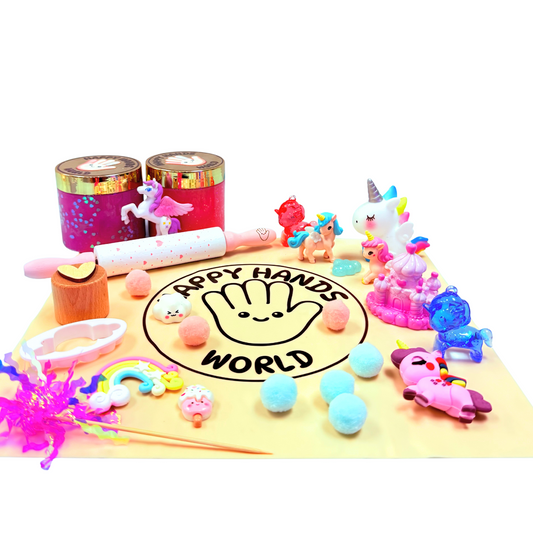 Unicorn Bag Playdough Sensory Kit – Empathy & Emotional Literacy