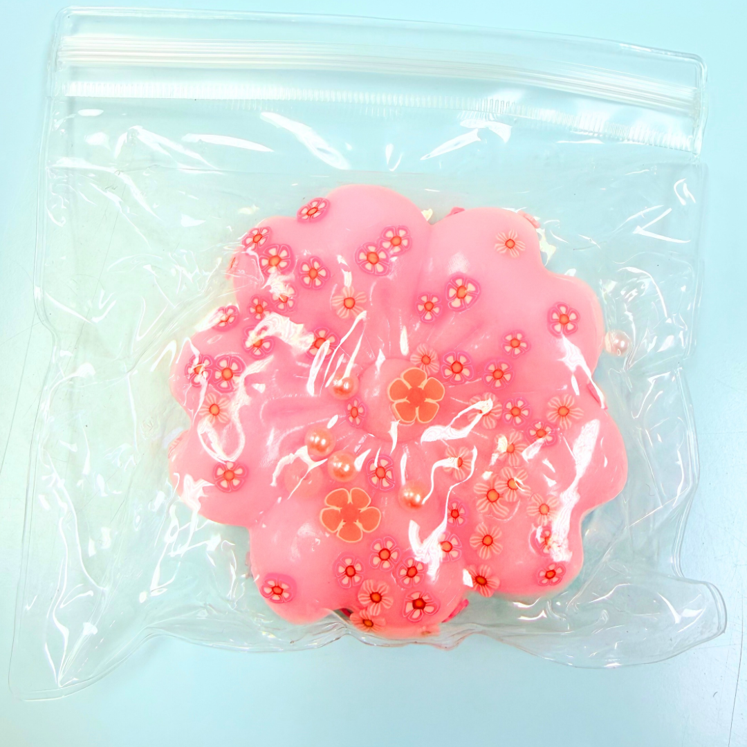 Pink sakura glitter coaster