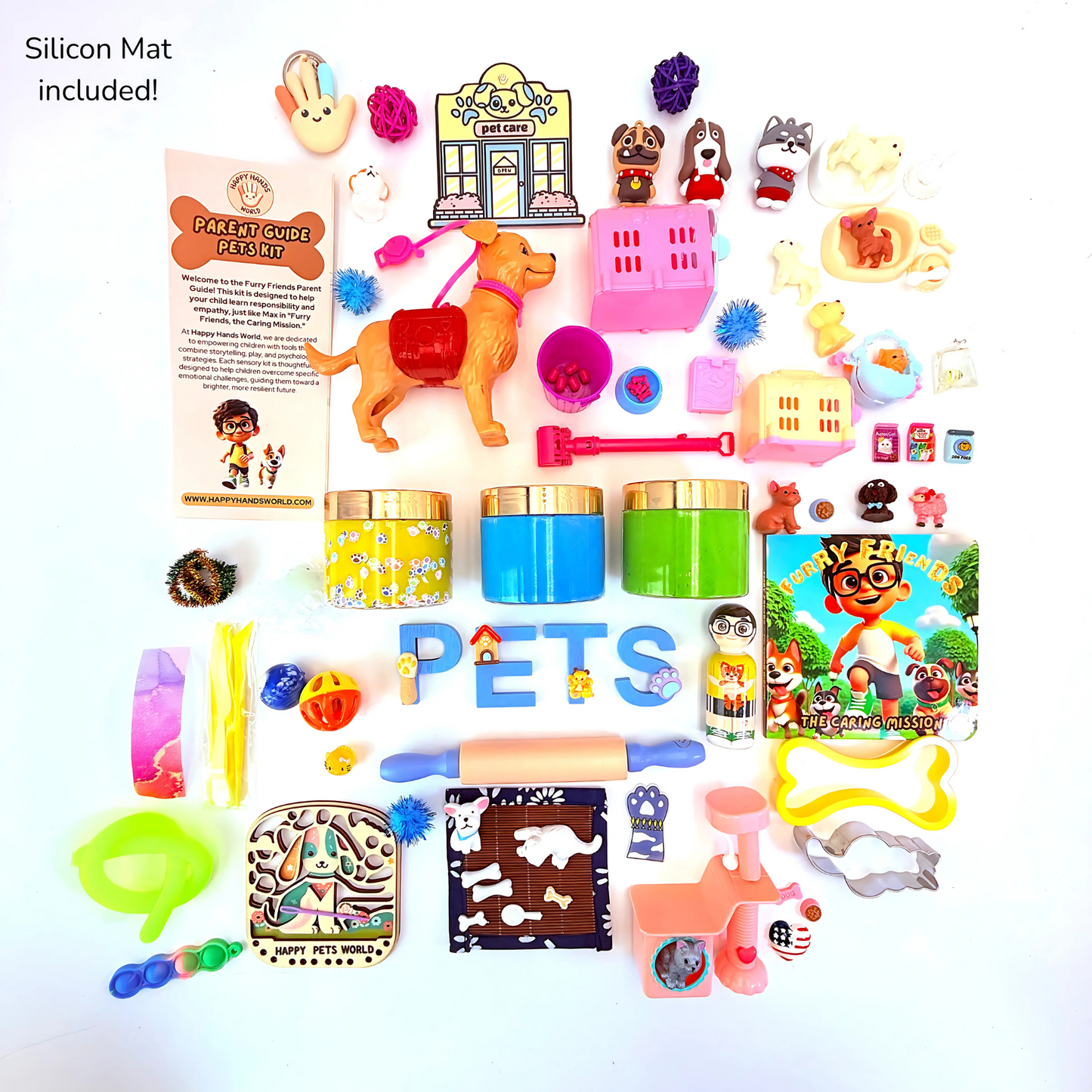 Pets Playdough Sensory Kit – Responsibility, Care & Routines