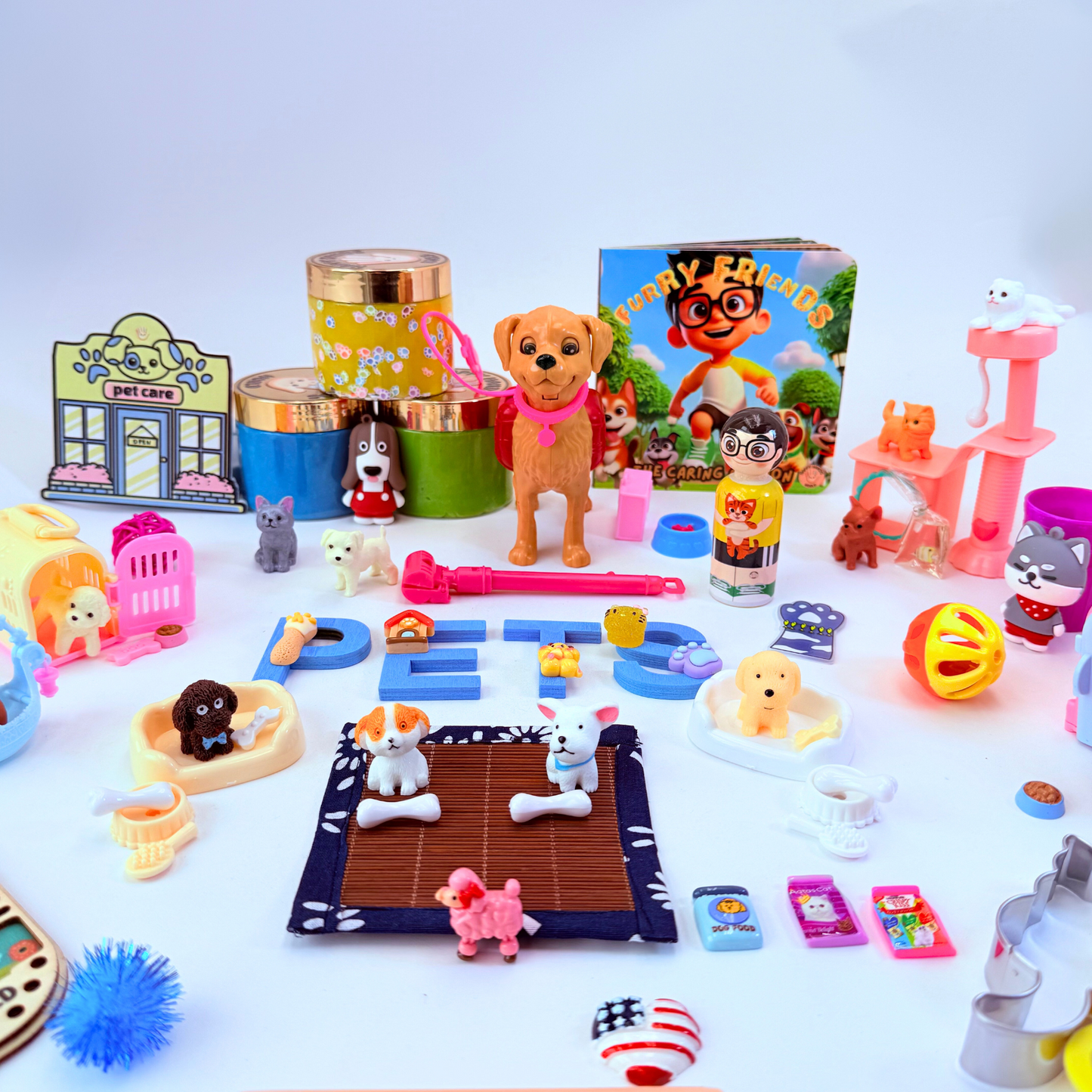 Pets Playdough Sensory Kit – Responsibility, Care & Routines
