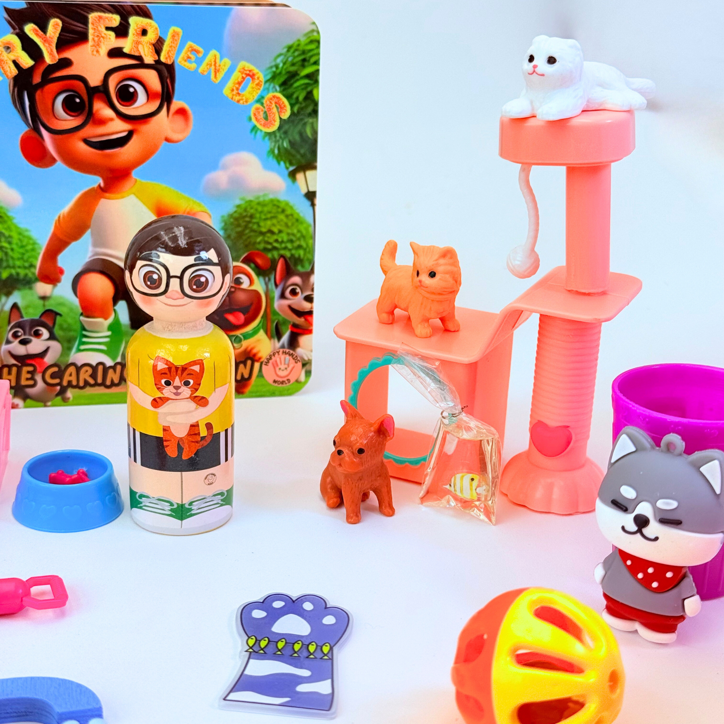Pets Playdough Sensory Kit – Responsibility, Care & Routines