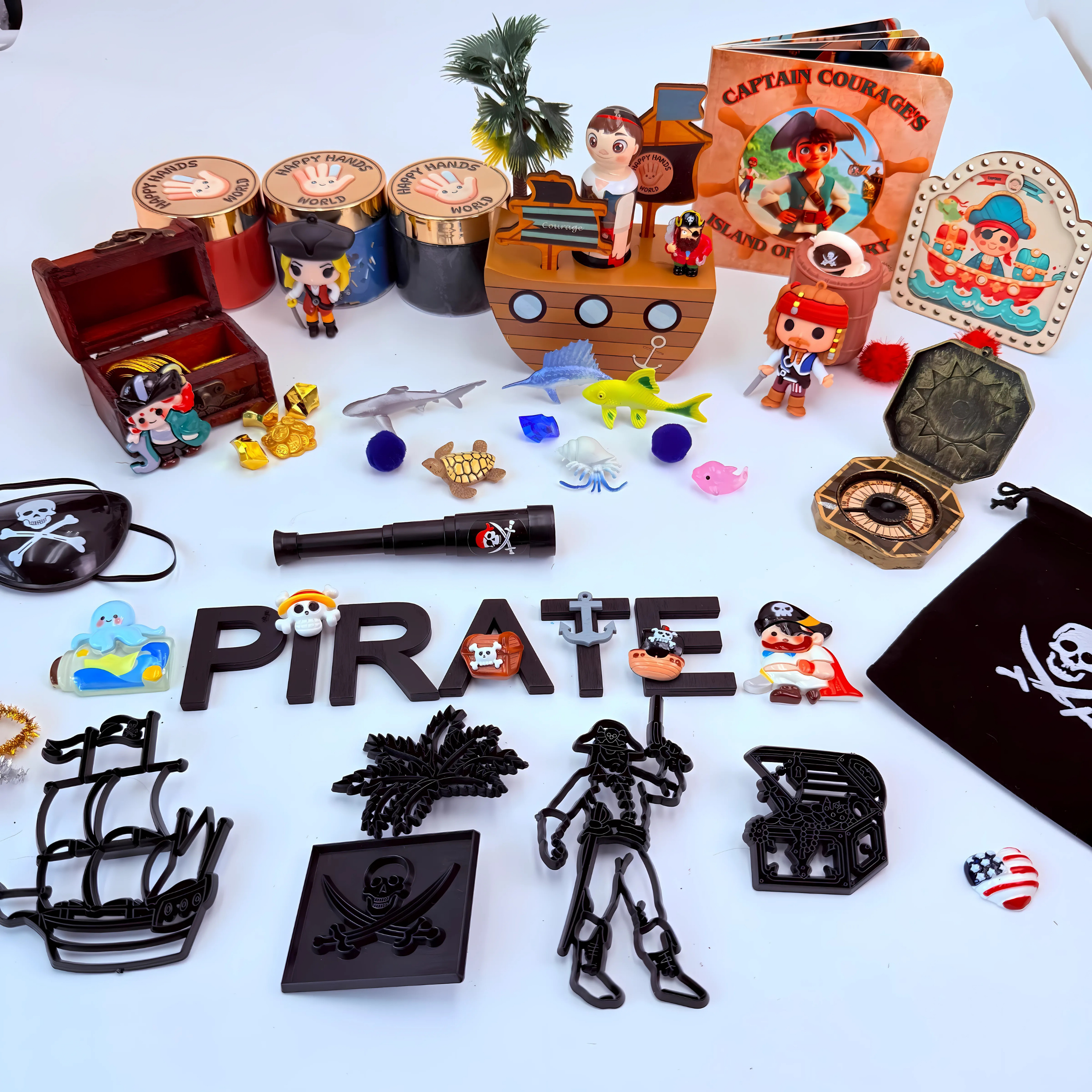 Pirate playdough kit