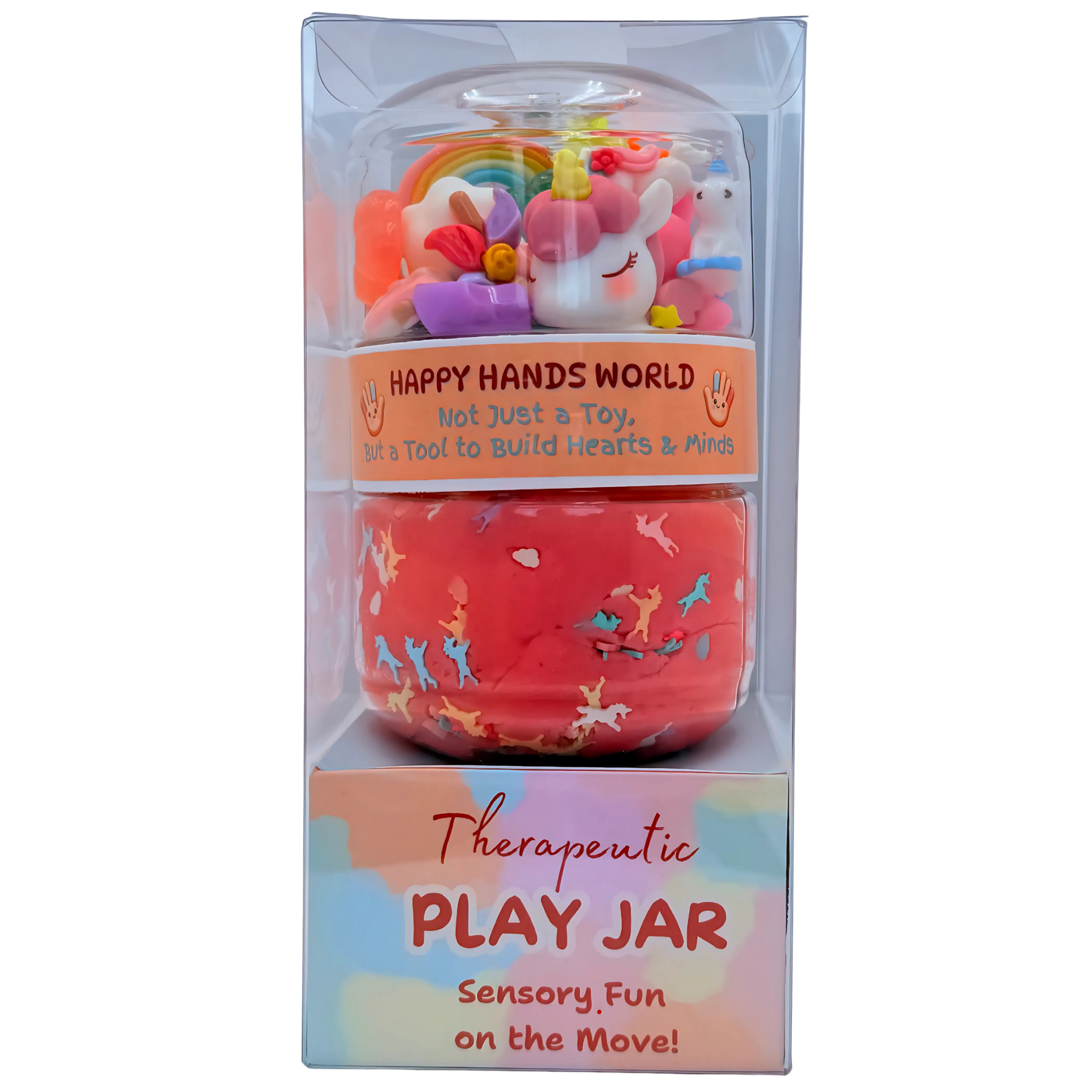 Unicorn sensory dough jar