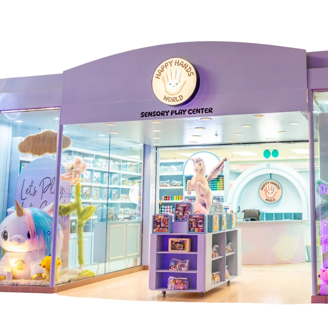 Kids sensory play center entrance