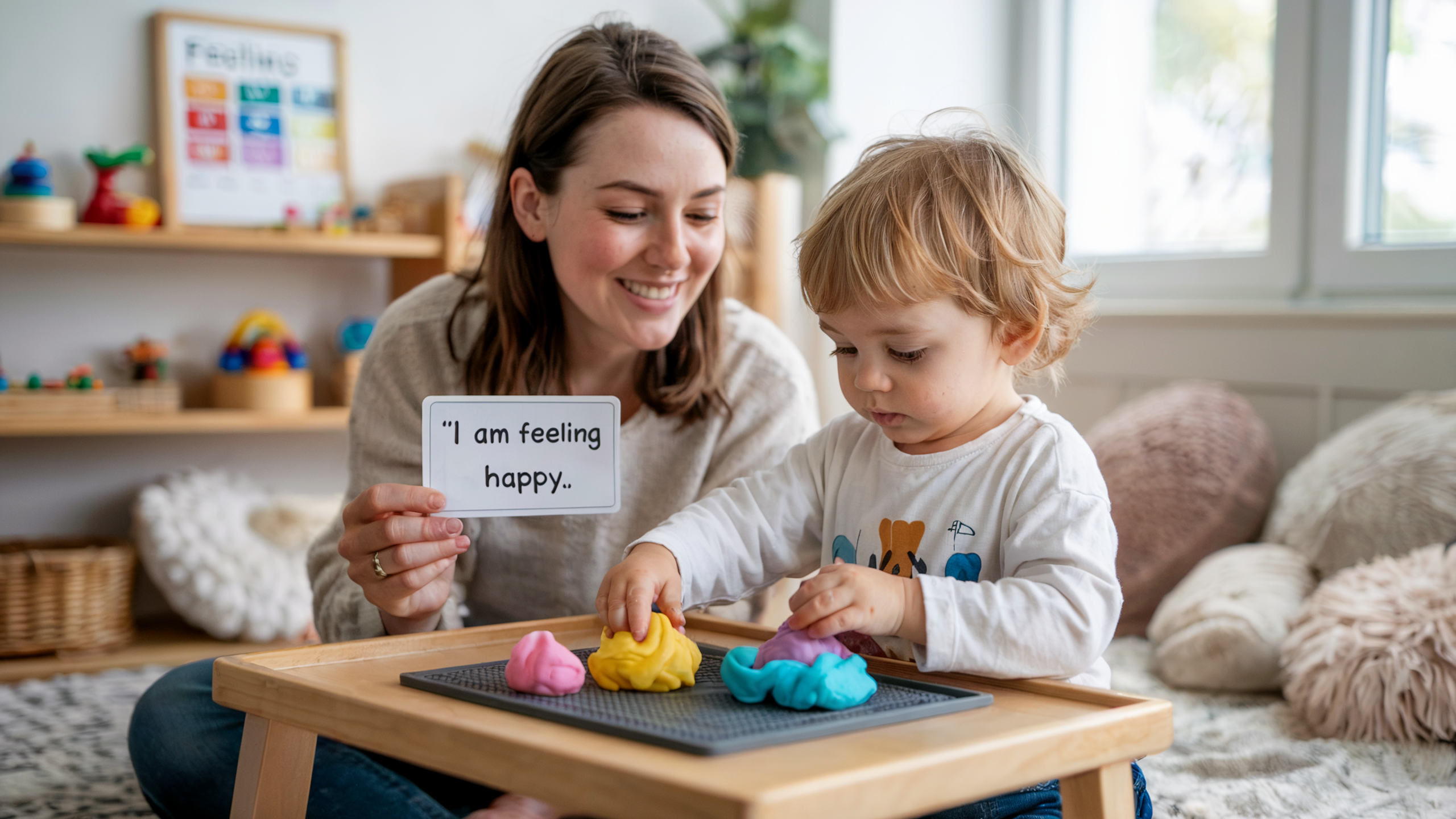 Sensory play moment