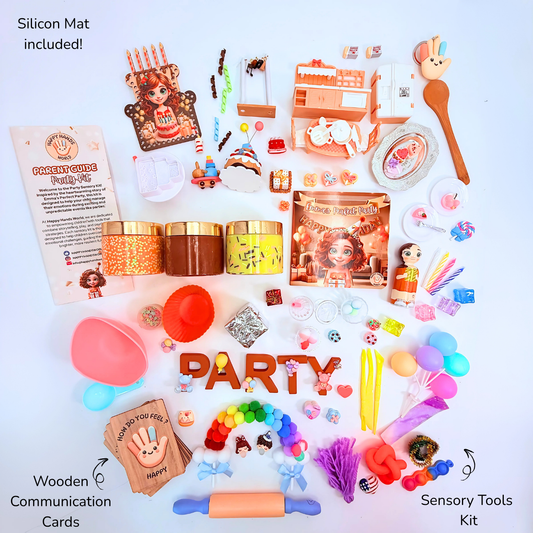 Party Playdough Sensory Kit – Anxiety Relief & Confidence