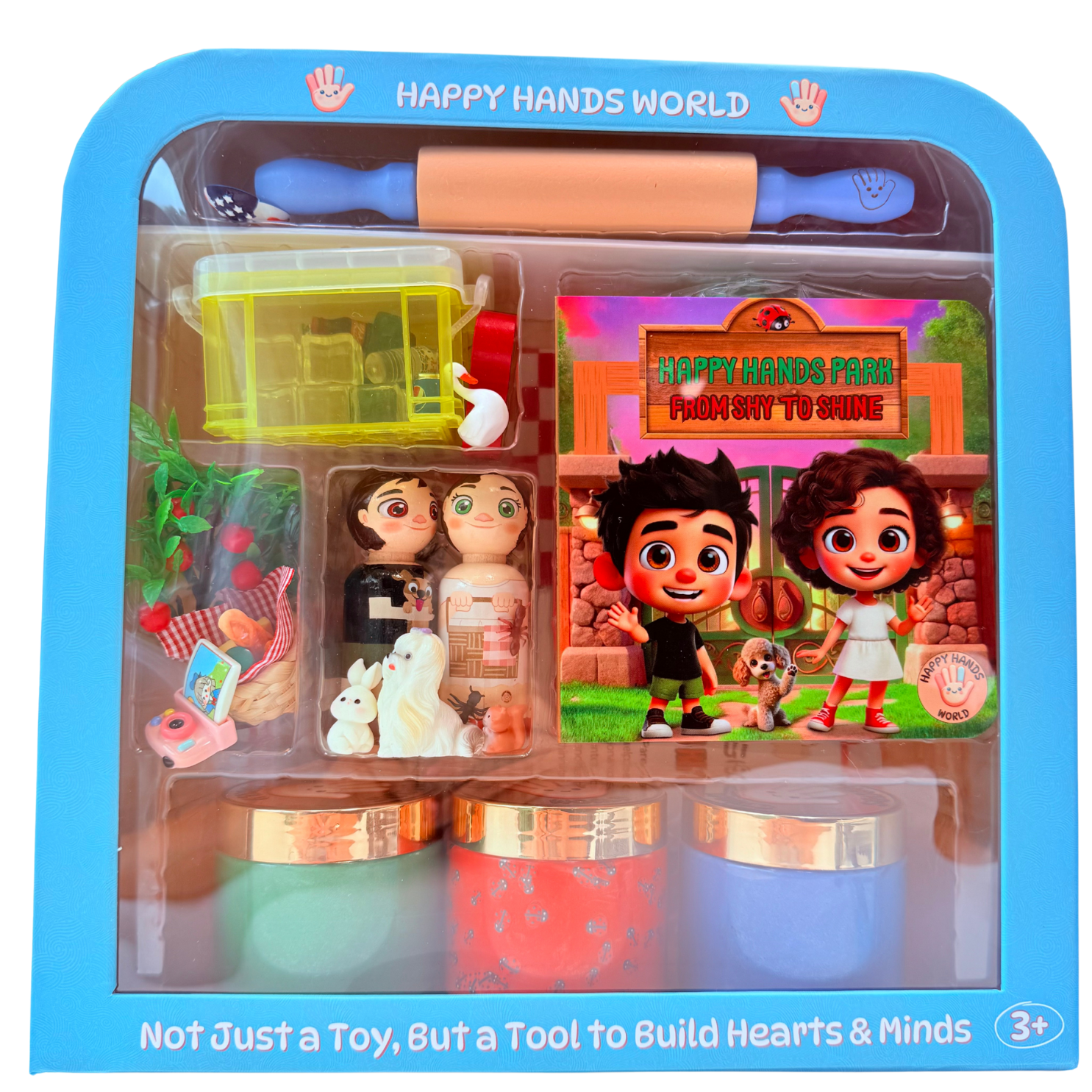 Picnic Playdough Sensory Kit – Friendship, Shyness & Cooperation