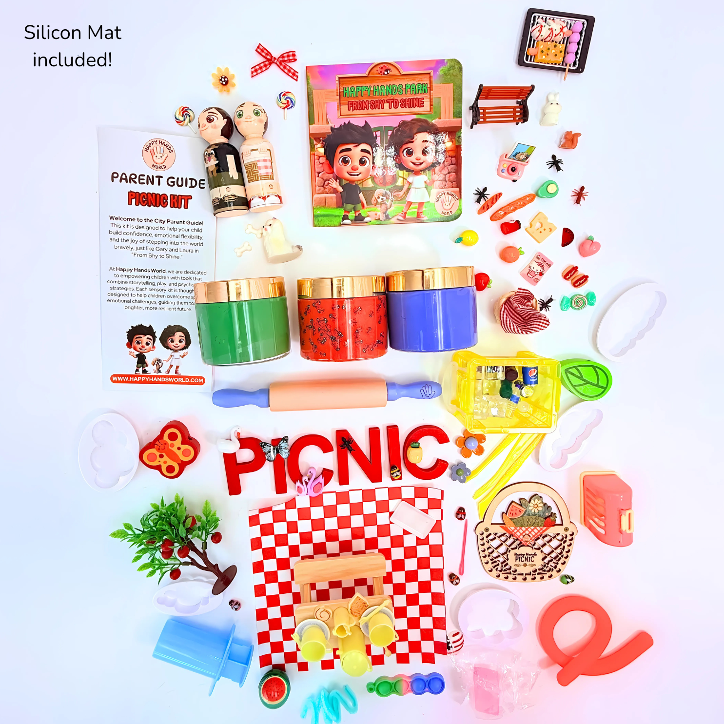 Picnic Playdough Sensory Kit – Friendship, Shyness & Cooperation
