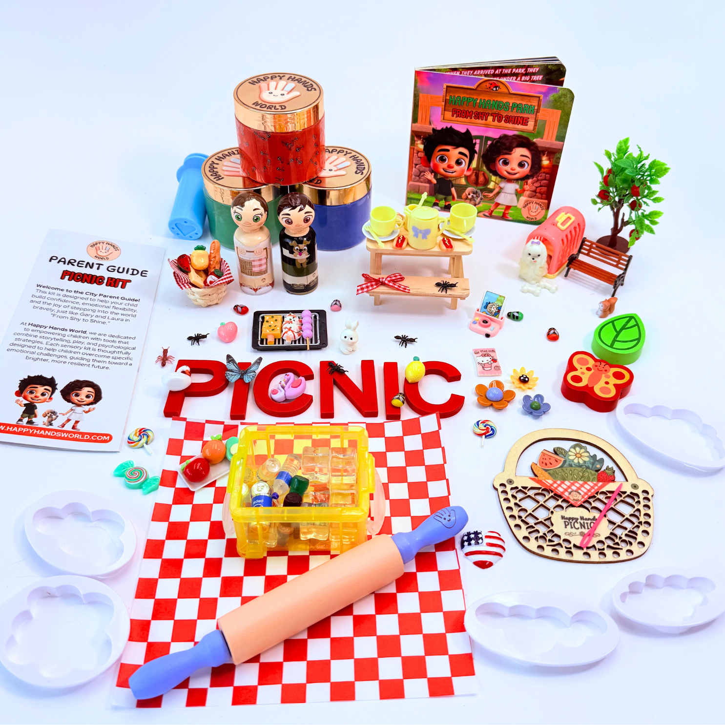 Picnic Playdough Sensory Kit – Friendship, Shyness & Cooperation