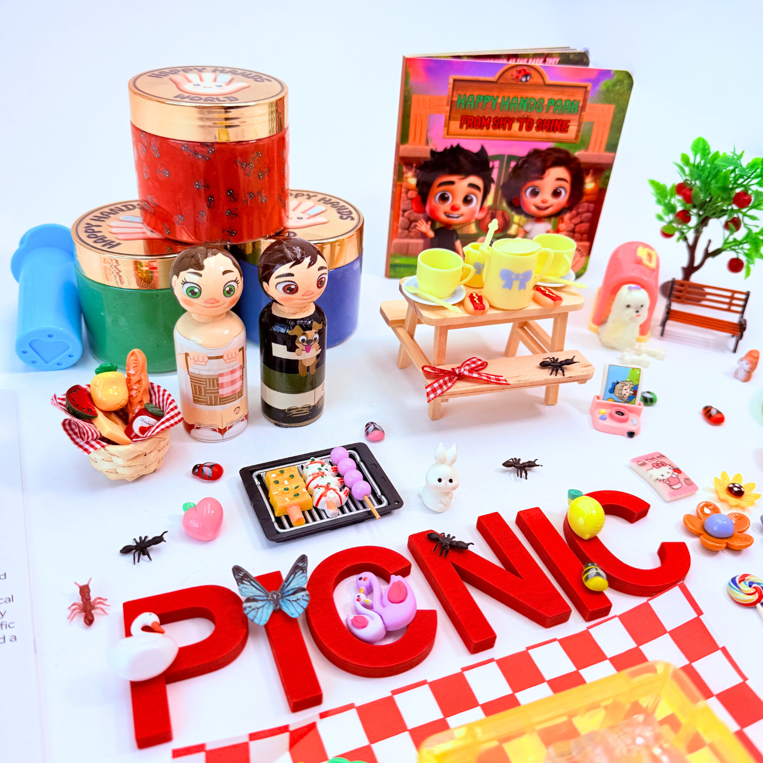 Picnic Playdough Sensory Kit – Friendship, Shyness & Cooperation