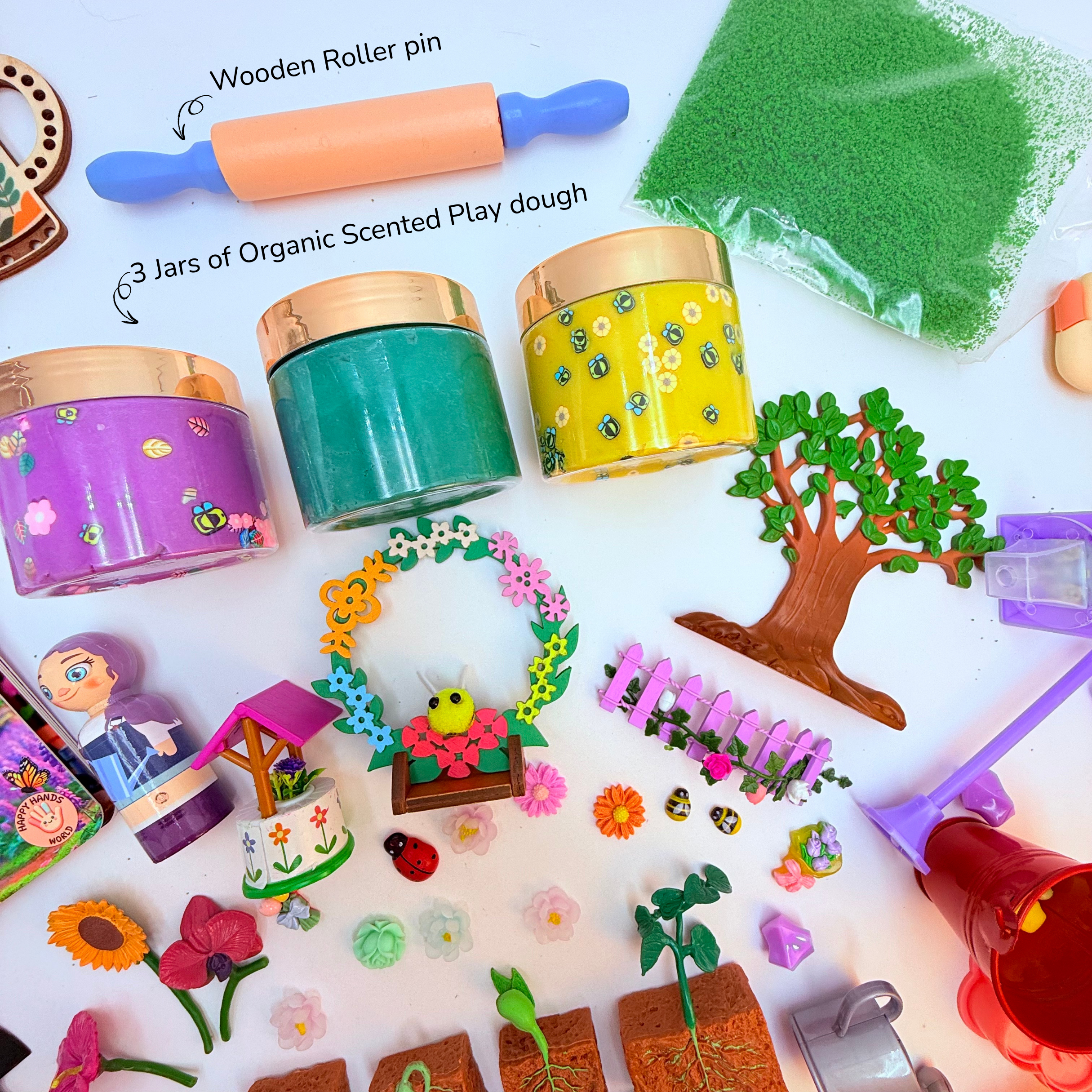 Gardening Playdough Sensory Kit – Gratitude, Patience &amp; Care