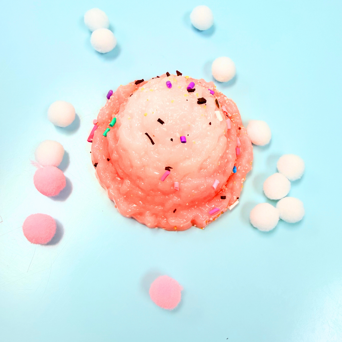 Cotton candy cloud slime