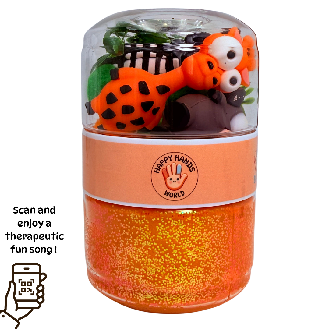 Therapeutic sensory jar toy