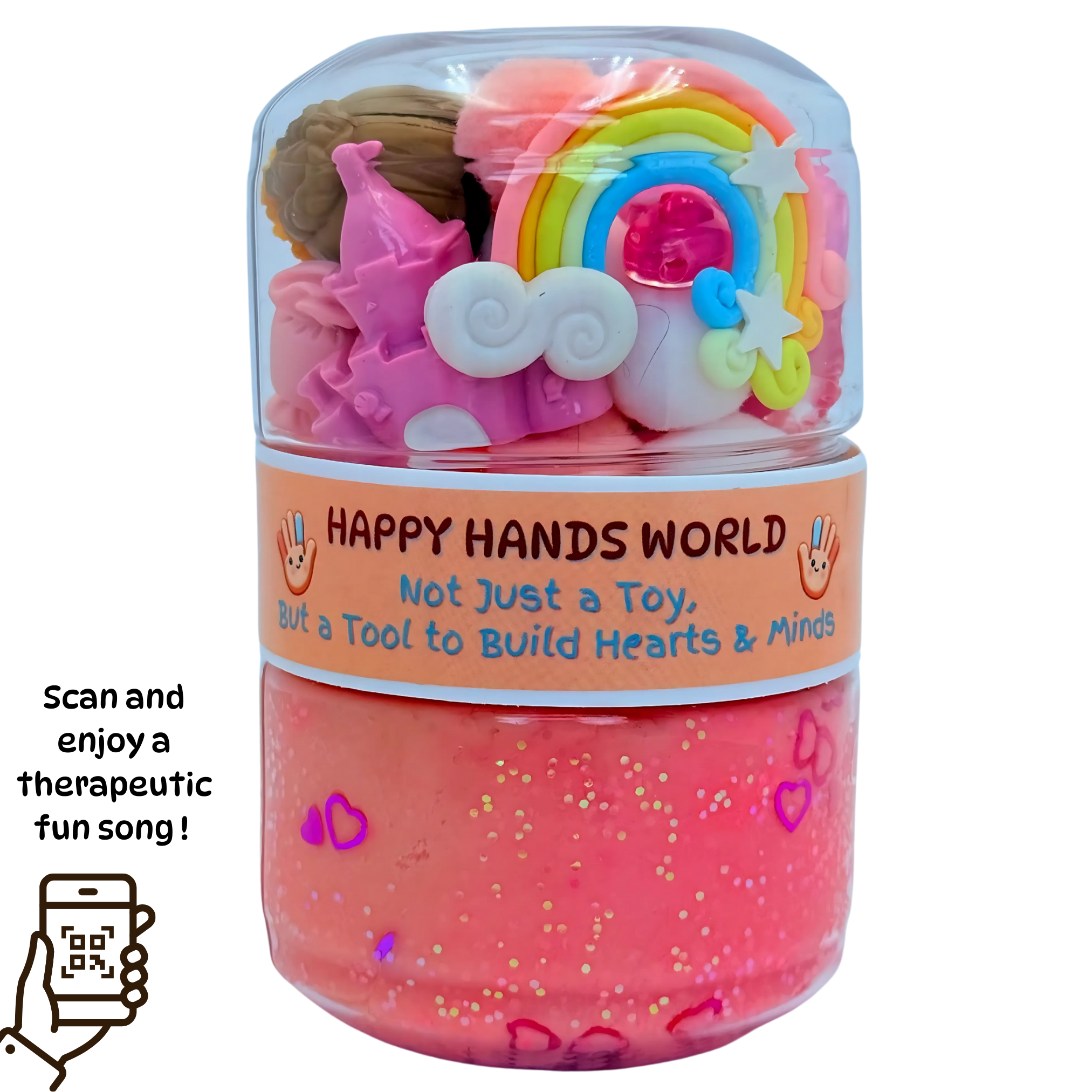 Princess sensory playdough jar