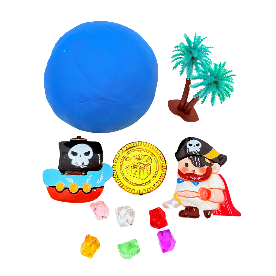 Pirate sensory play kit