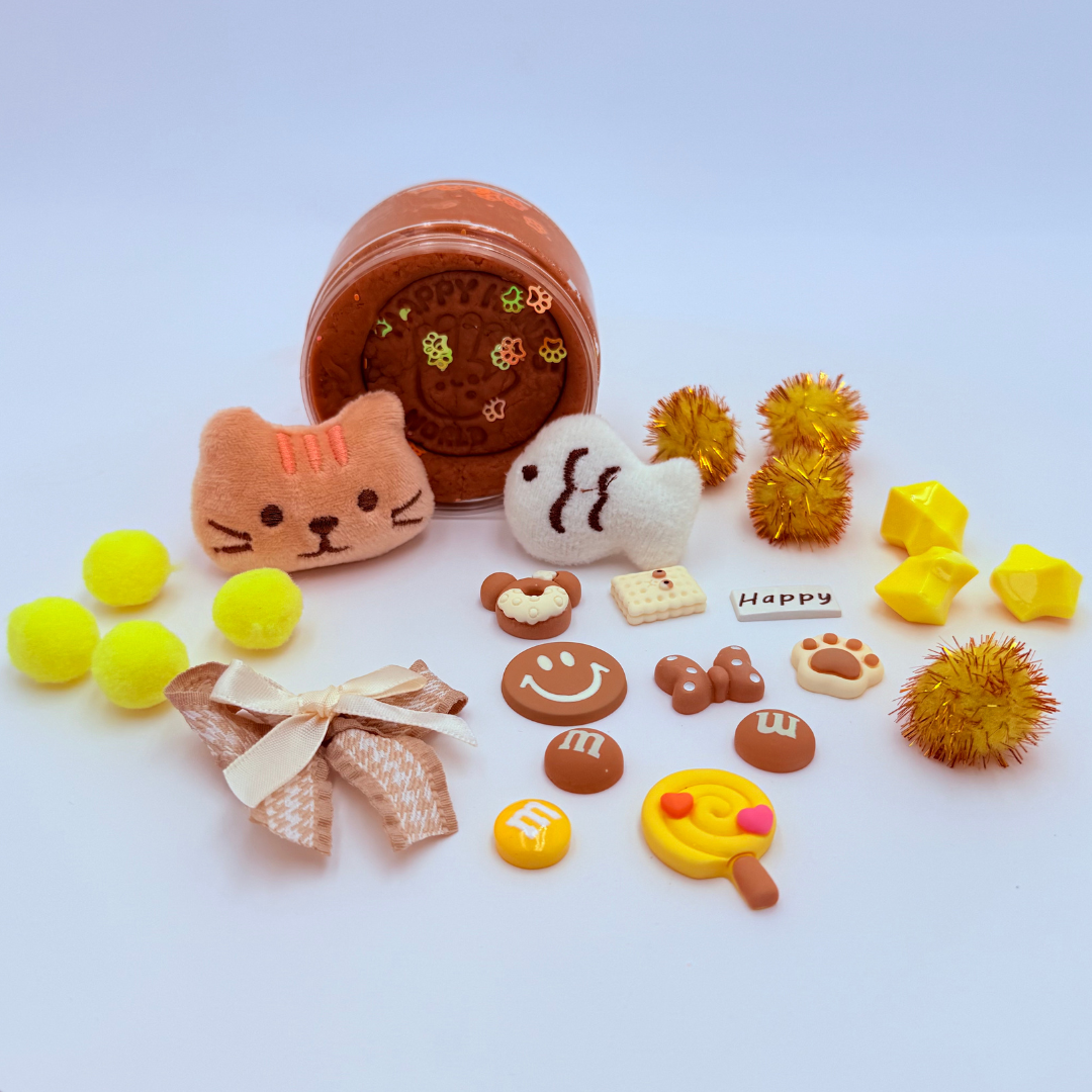Kitty Cat Sensory Playdough Jar - Making New Friends