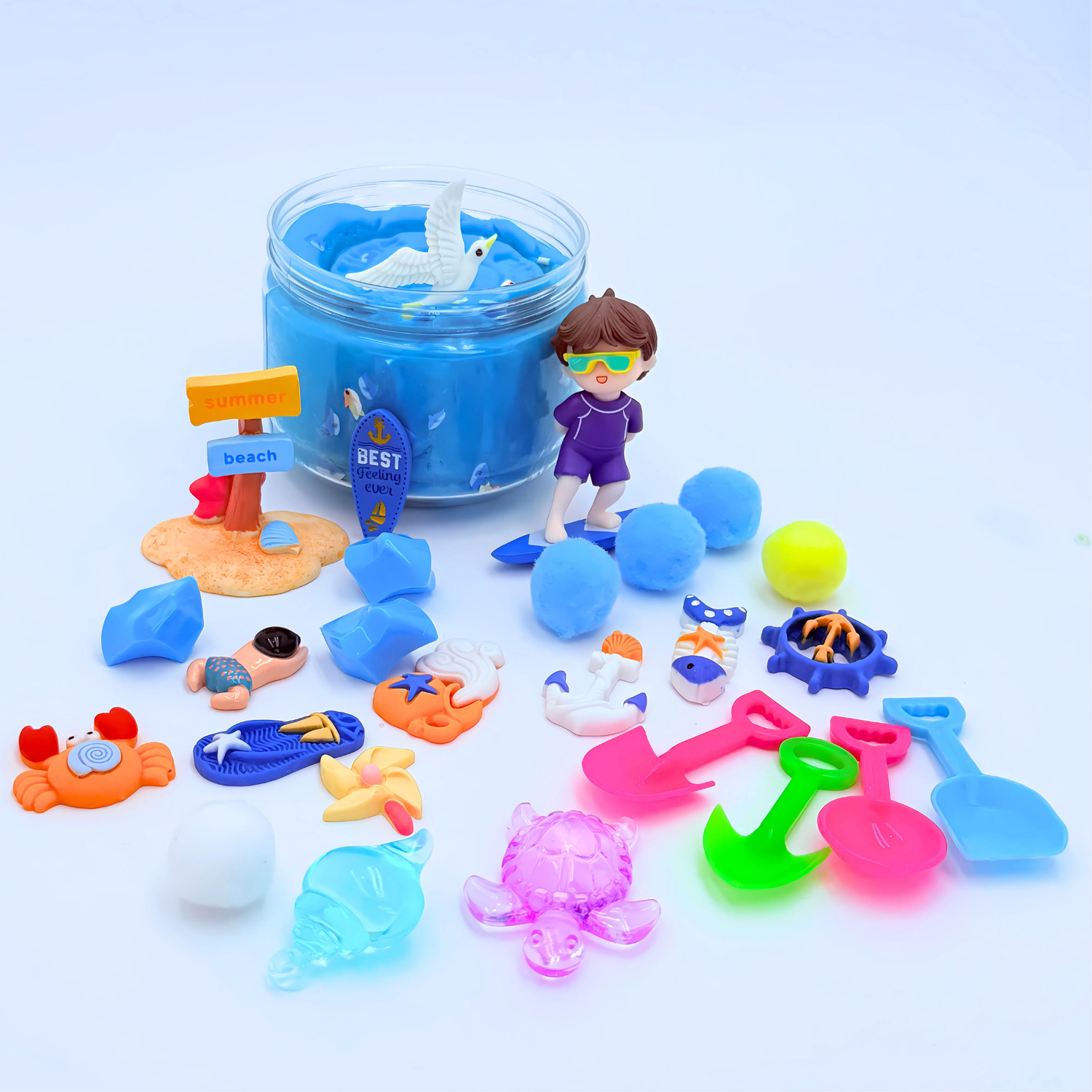 Summer sensory slime kit