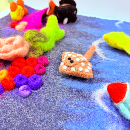 Felt Mat Sea and Beach