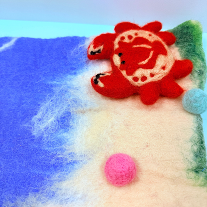 Felt Mat Sea and Beach