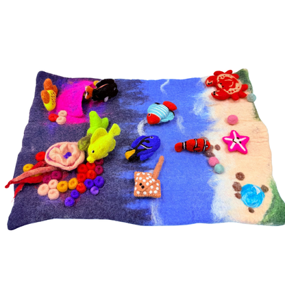Felt Mat Sea and Beach