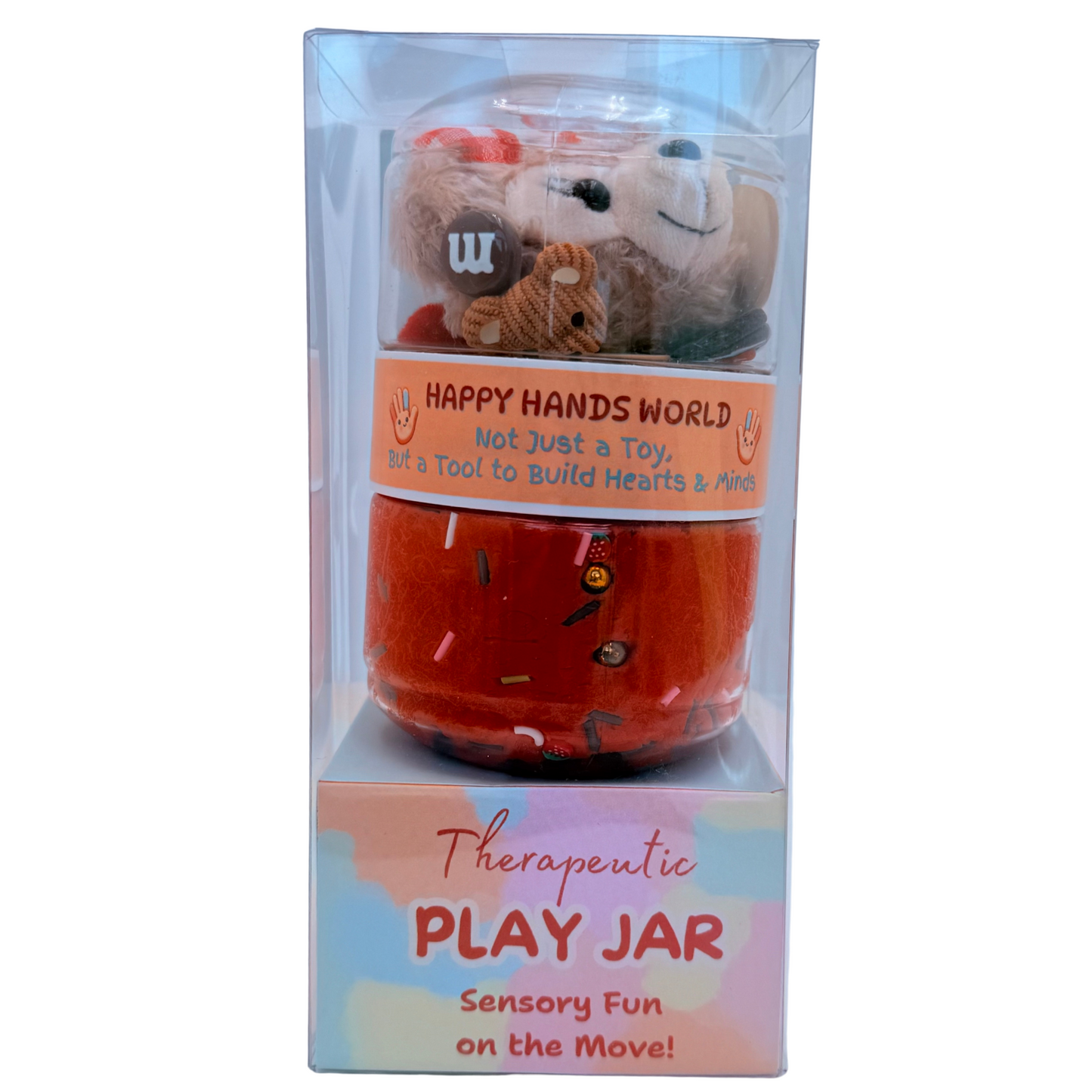 Tina Bear Sensory Playdough Jar - Routine Building
