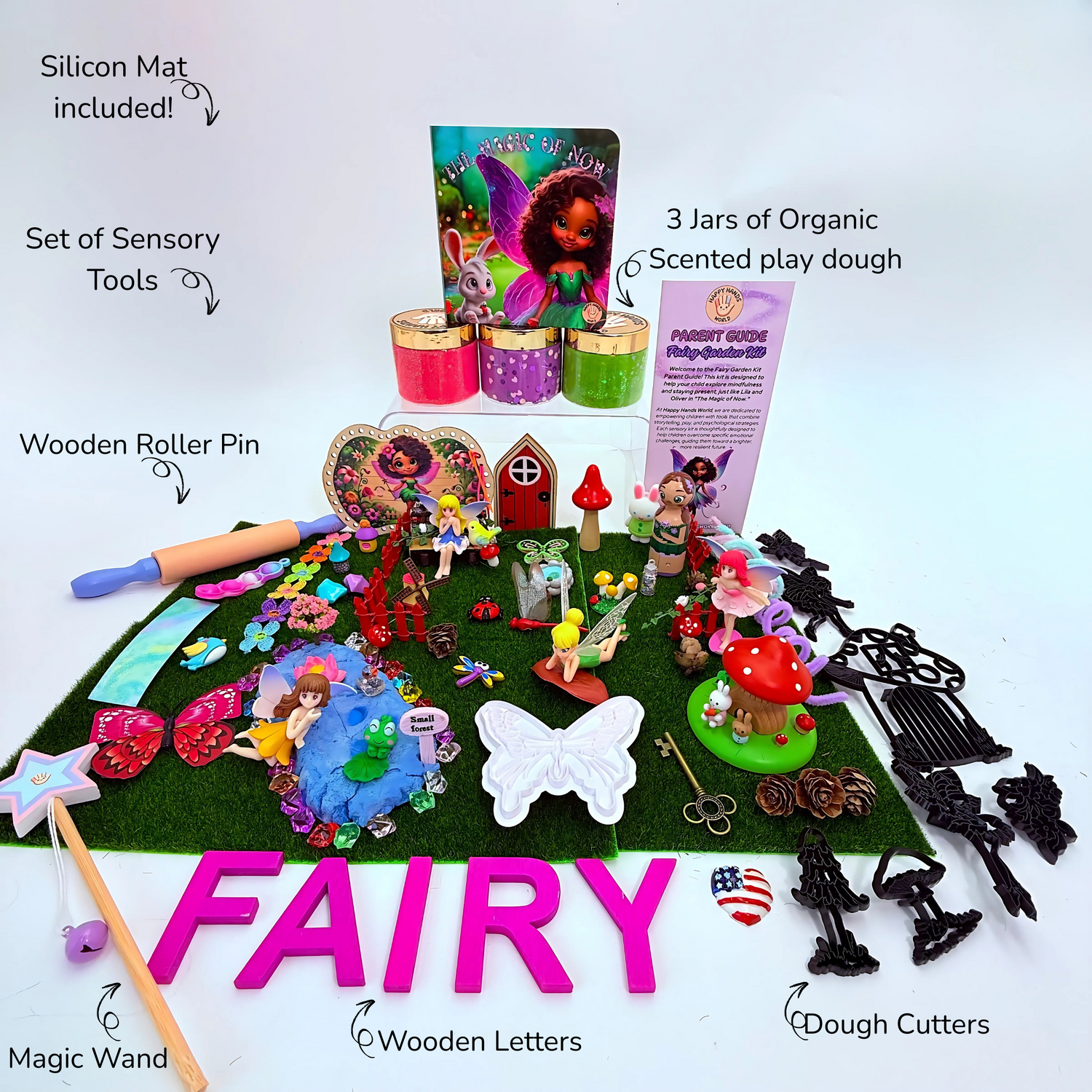 Fairy playdough sensory kit