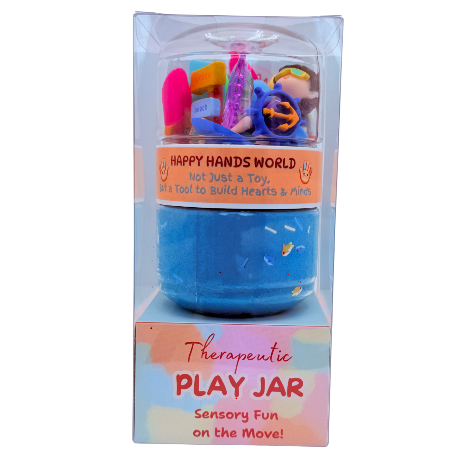Beach sensory therapy jar