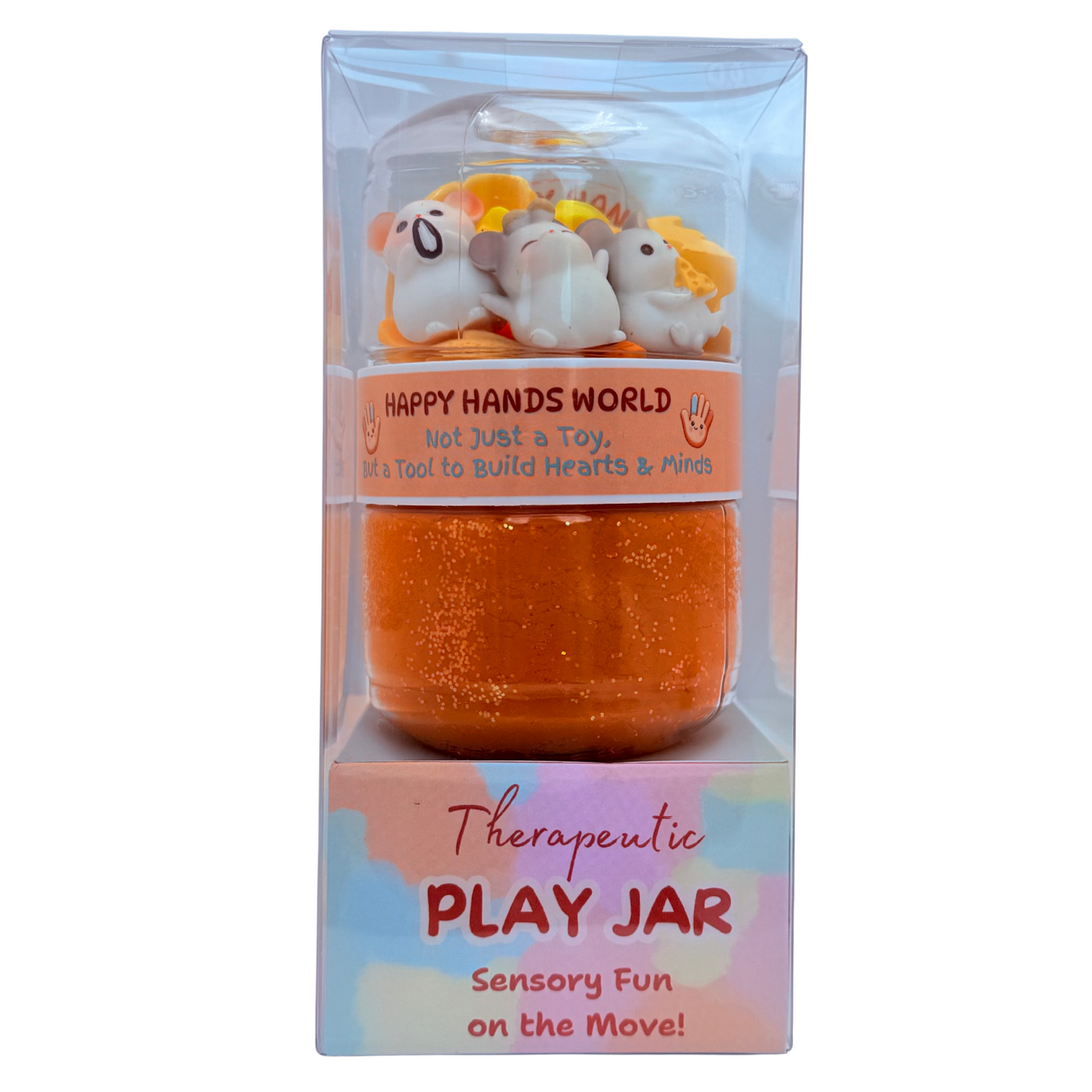 Therapeutic Play Jar with plush toys 