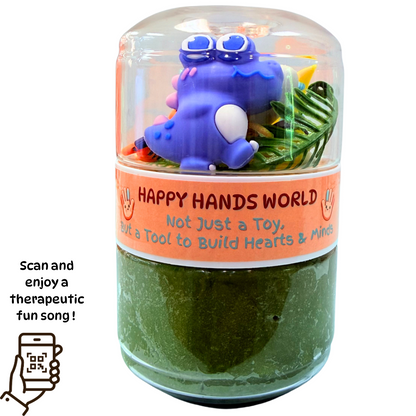 Toy in a clear container