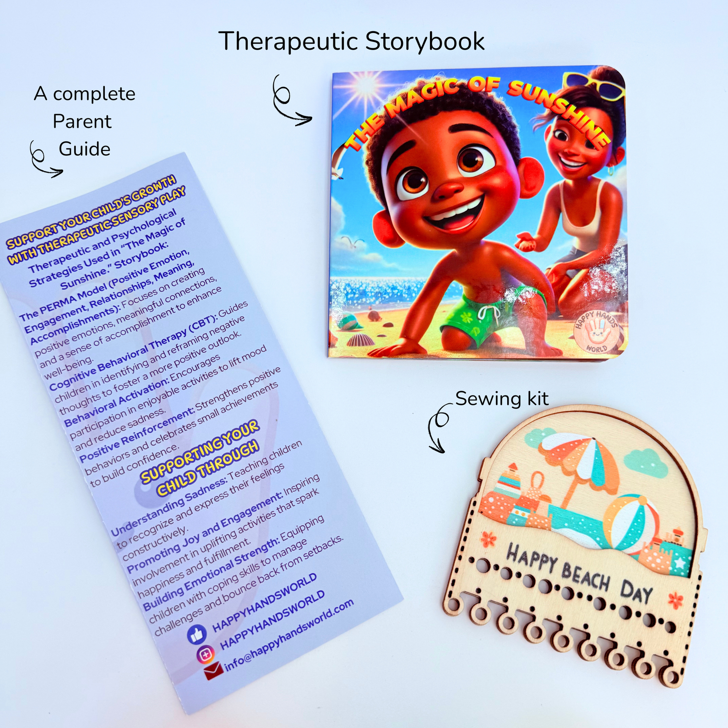 Therapeutic storybook titled &