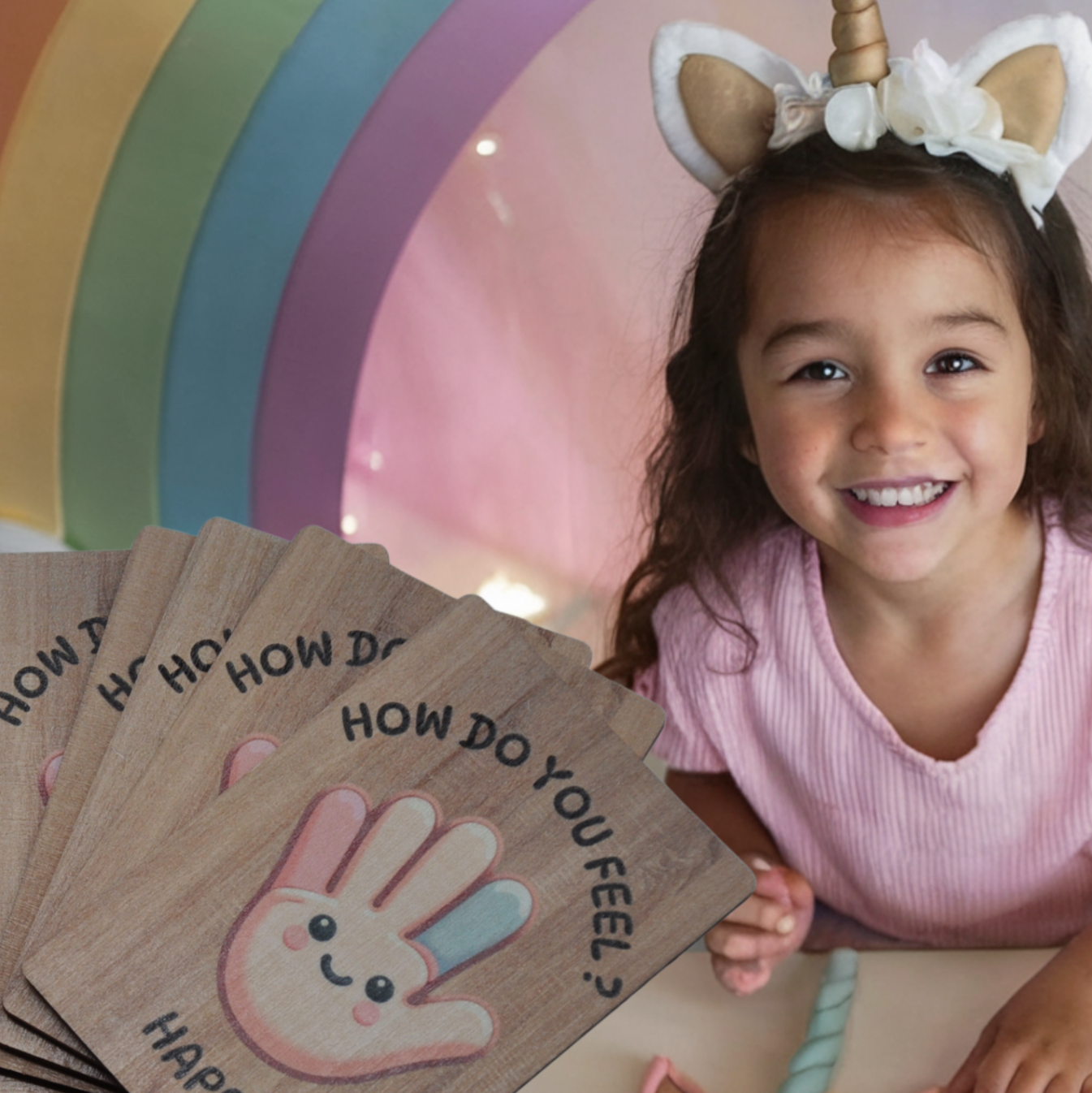 Child emotion learning cards