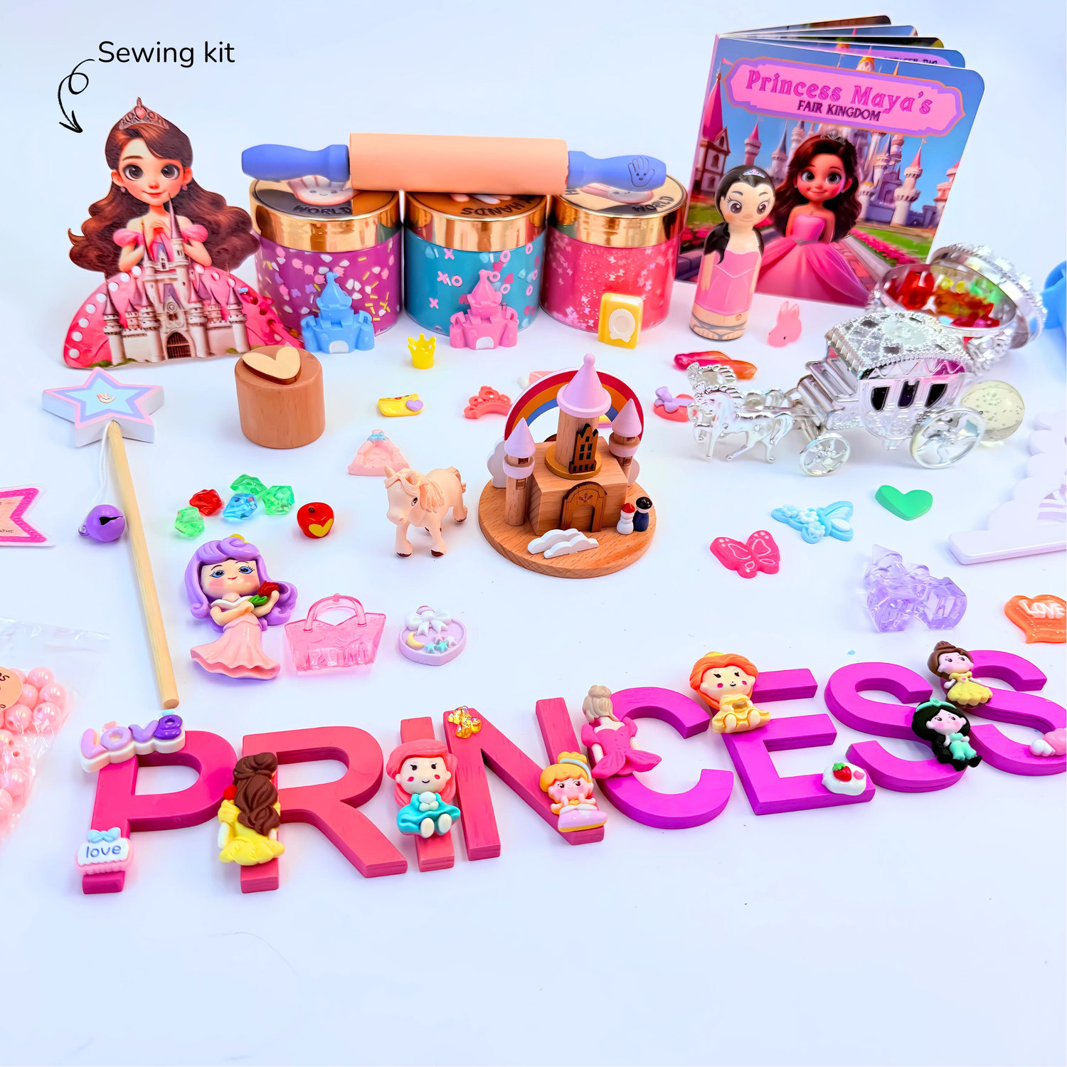 Princess sensory dough kit