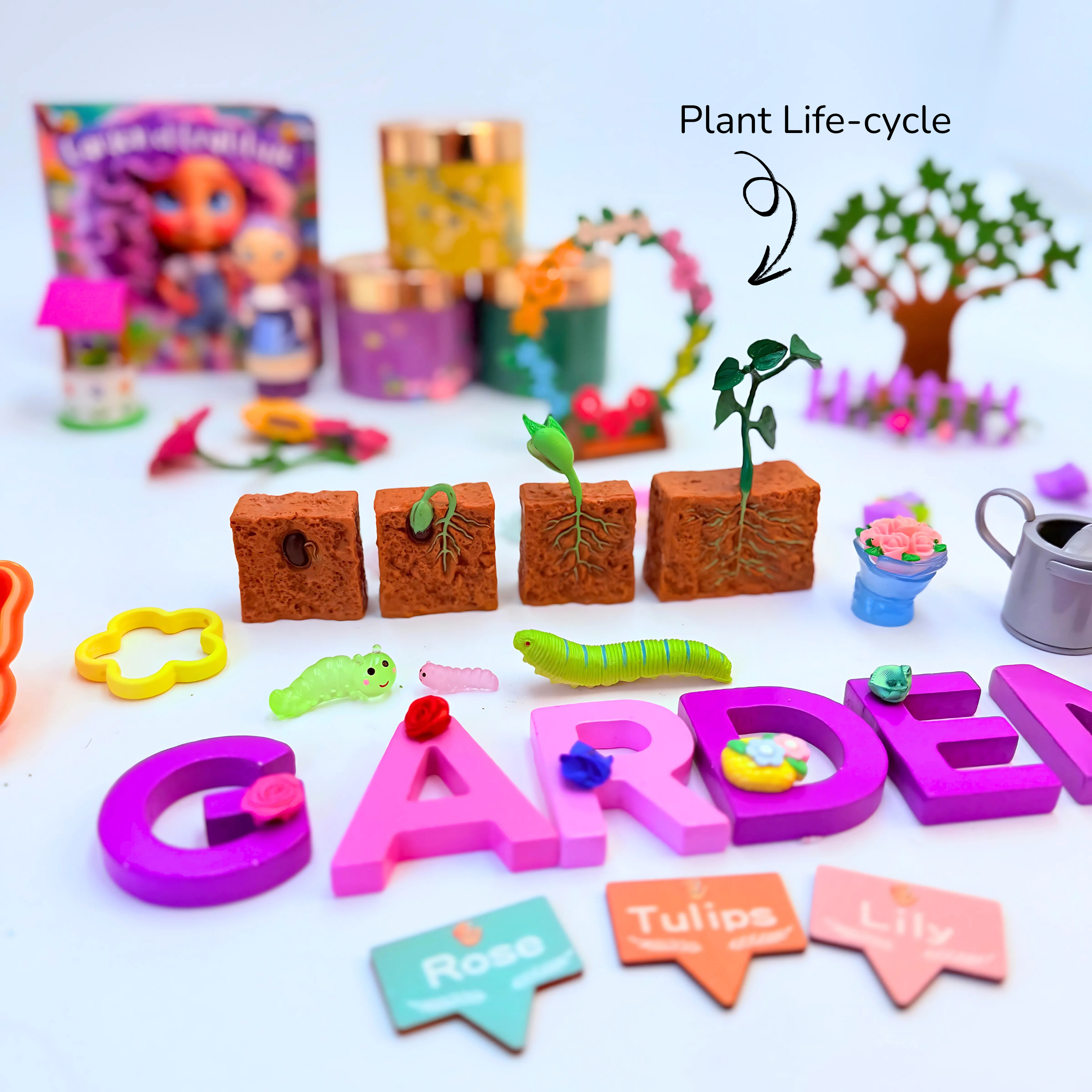 Gardening Playdough Sensory Kit – Gratitude, Patience &amp; Care