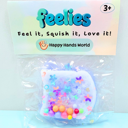 Toast Feelies squishy toy